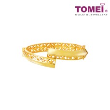 TOMEI Bangle, Yellow Gold 916 (9L-YG1287B-1C)