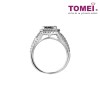 TOMEI Glamorous Diamond Ring, White Gold 750 (R4653)