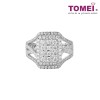 TOMEI Glamorous Diamond Ring, White Gold 750 (R4653)