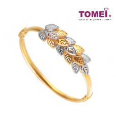 TOMEI Bangle, Yellow Gold 916 (9L-BG119-2C)