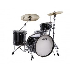 Drum Ludwig L24023TXCG Neusonic 3-Piece Shell Pack (20B+14F+12T), Black Cortex